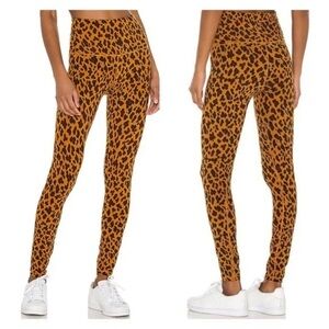 VARLEY Century Cheetah High Rise Ankle
Leggings Mustard Yellow Yoga